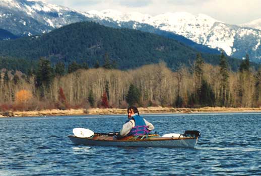 Kayaking Lake Pend Oreille