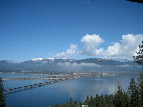 Sandpoint Train Bridge and Long Bridge