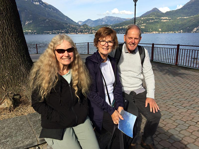 Ron and Ranelle Hanson with friends in Italy